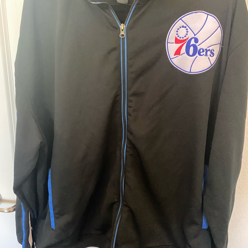 NBA Black and Blue Varsity Bomber Jacket